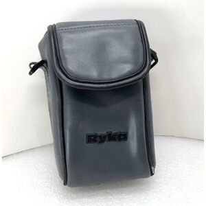 Ryka AF-200 Gray Leather Camera Case‎ Pouch Bag DSLR Compact Accessory Holder